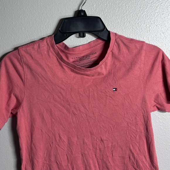 Tommy Hilfiger Kids Boys Orange/Pink T-Shirt Youth size 8/10. - Picture 2 of 6